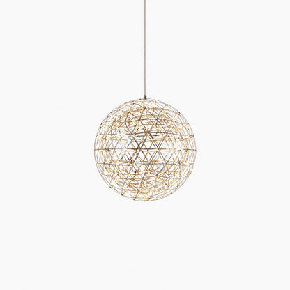 Silver Spark Ball Pendant Light