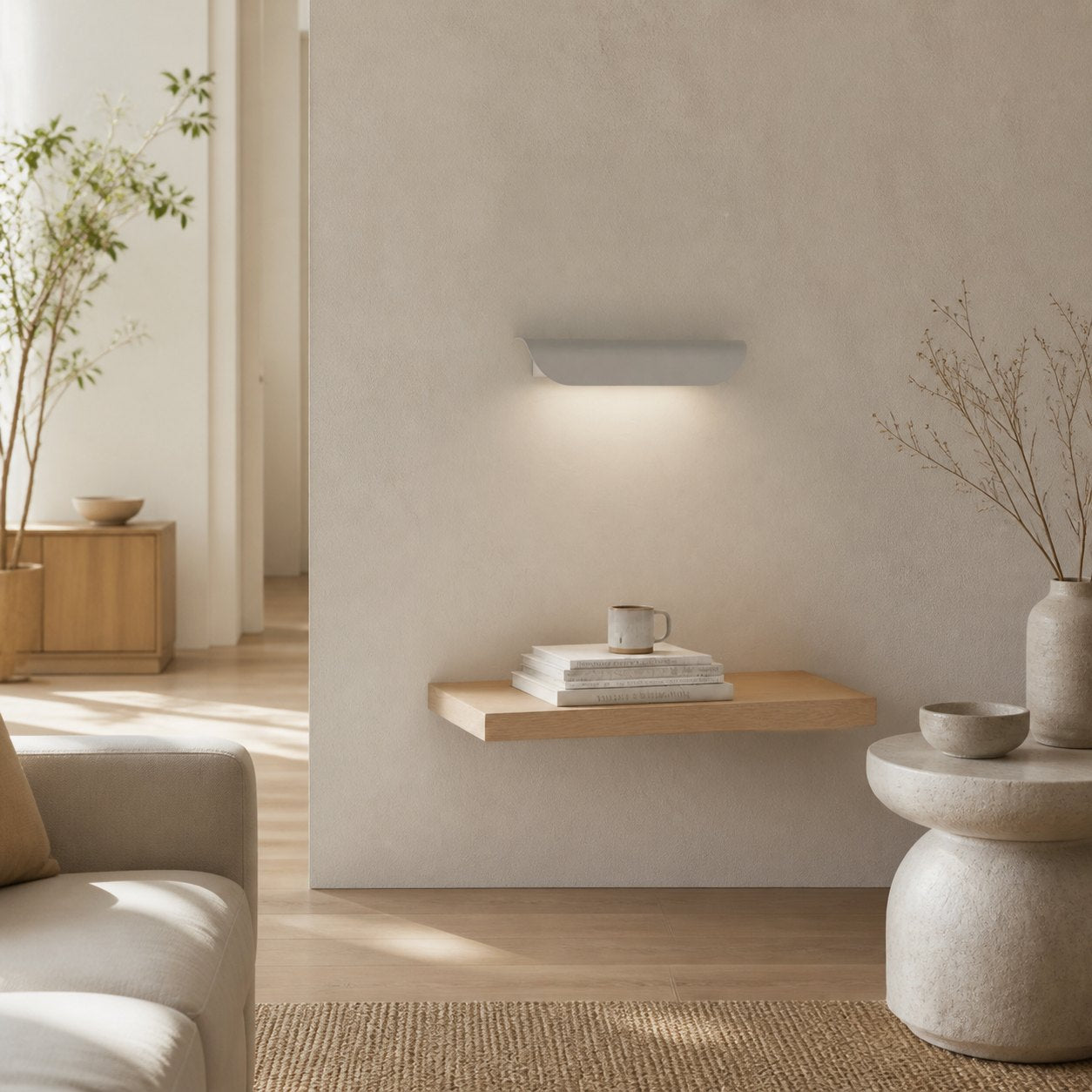 Hidra Modern Metal Wall Sconce – Minimalist Down-Light Sconce for Modern Homes