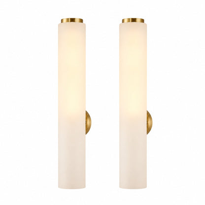 Solaryx Modern Alabaster Wall Sconce - Sculptural Living Room Mounted Light