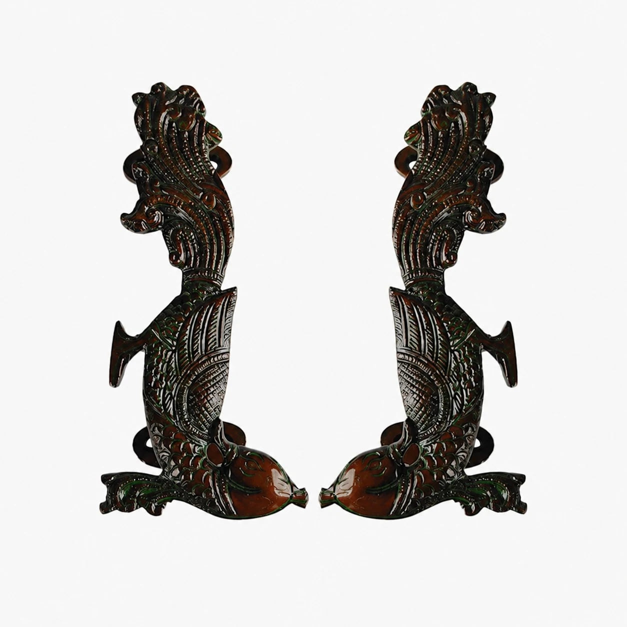 Handcrafted Brass Animal Door Handles 11