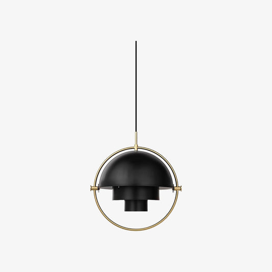 Multiva Sculptural Pendant Light – Adjustable Chandelier in Danish Modern Style for Dining Areas N18