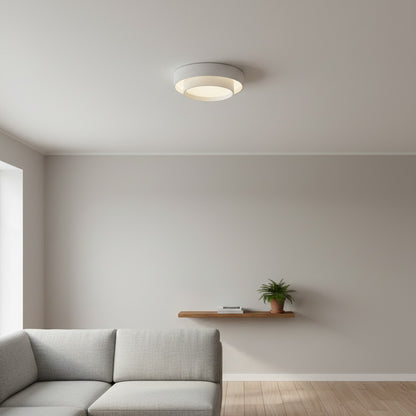 Duomel Round LED Ceiling Fixture - Minimalist Ceiling Lamp for Dining Room N26
