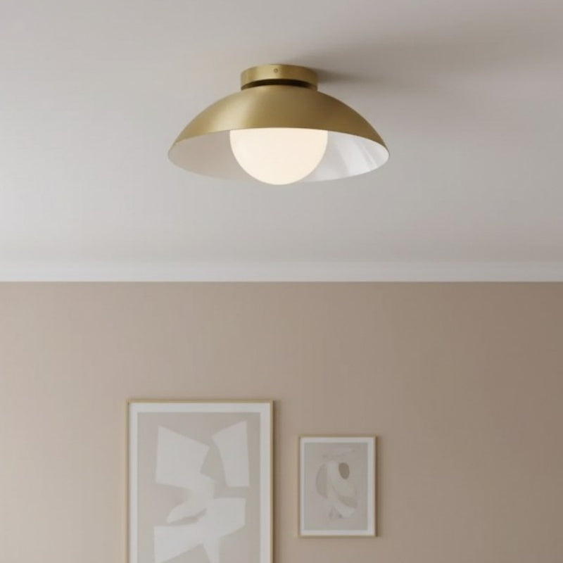 Orblia Minimal Flush Mount Light Fixture - Modern Aesthetic for Home Interiors