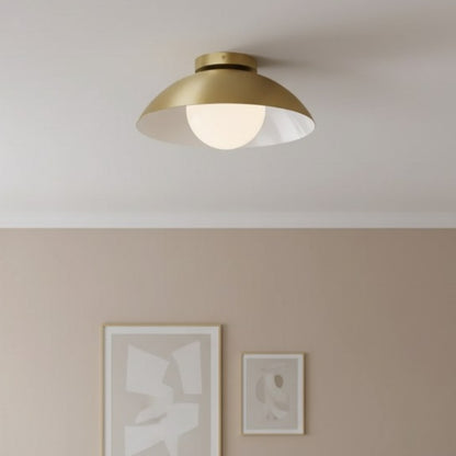 Orblia Minimal Flush Mount Light Fixture - Modern Aesthetic for Home Interiors