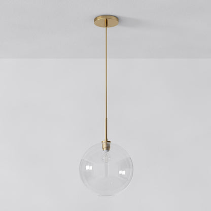 Selvion Sculptural Globe Pendant Light - Modern Glass Pendant Lamp - Sleek Design