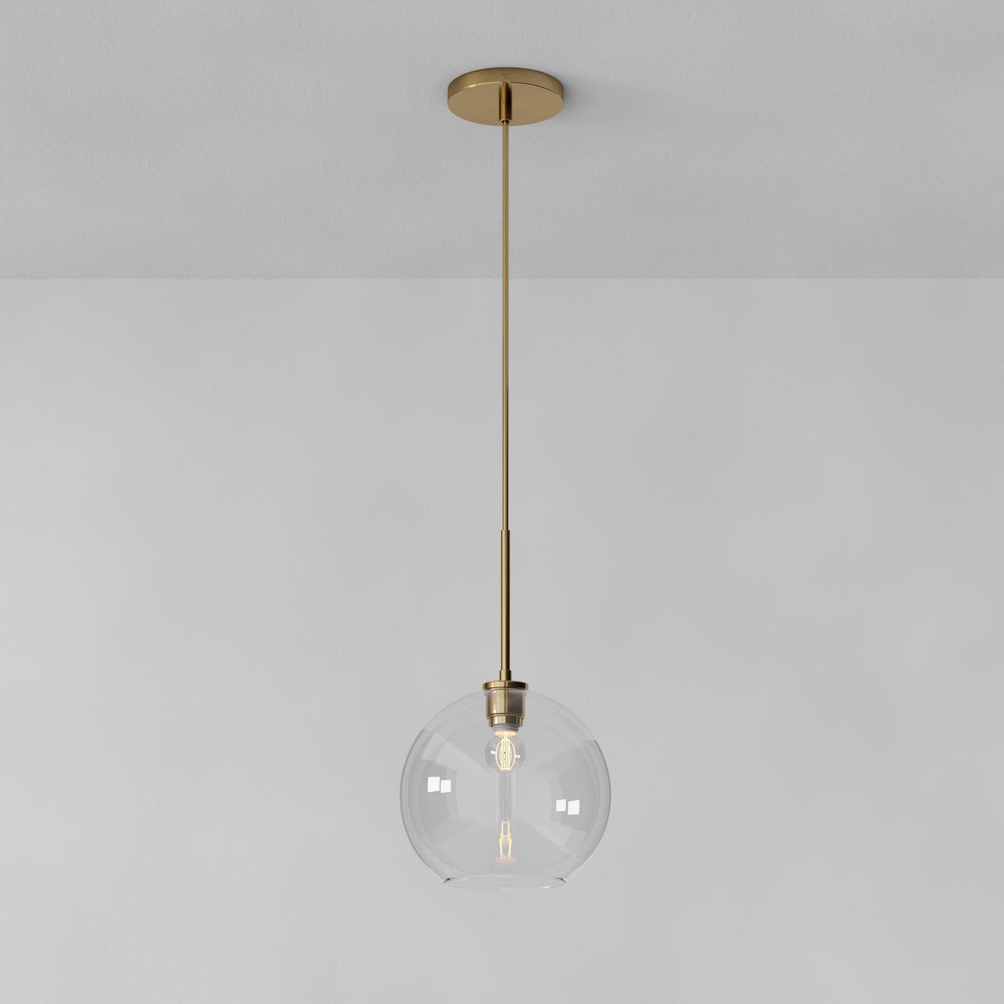 Selvion Sculptural Globe Pendant Light - Modern Glass Pendant Lamp - Sleek Design