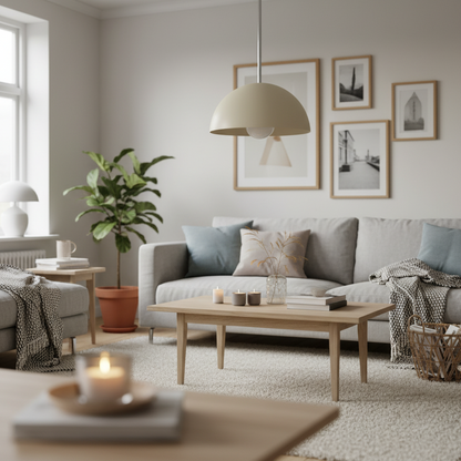 Metio Dome Neutral Dome Pendelleuchte – Moderne Akzentbeleuchtung aus Metall