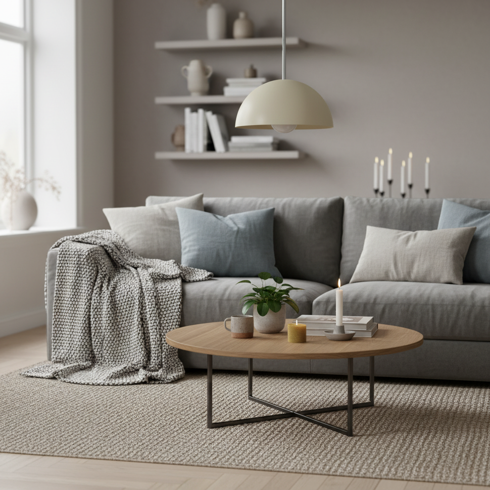 Metio Dome Neutral Dome Pendelleuchte – Moderne Akzentbeleuchtung aus Metall