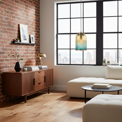 Helvo Schlanke Metall-Pendelleuchte Minimalistisches Design für Schlafzimmer & Flur