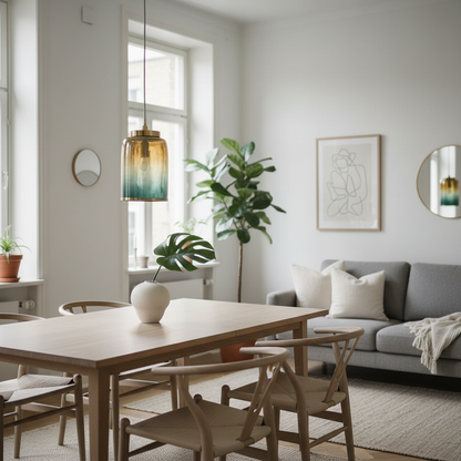 Helvo Schlanke Metall-Pendelleuchte Minimalistisches Design für Schlafzimmer & Flur