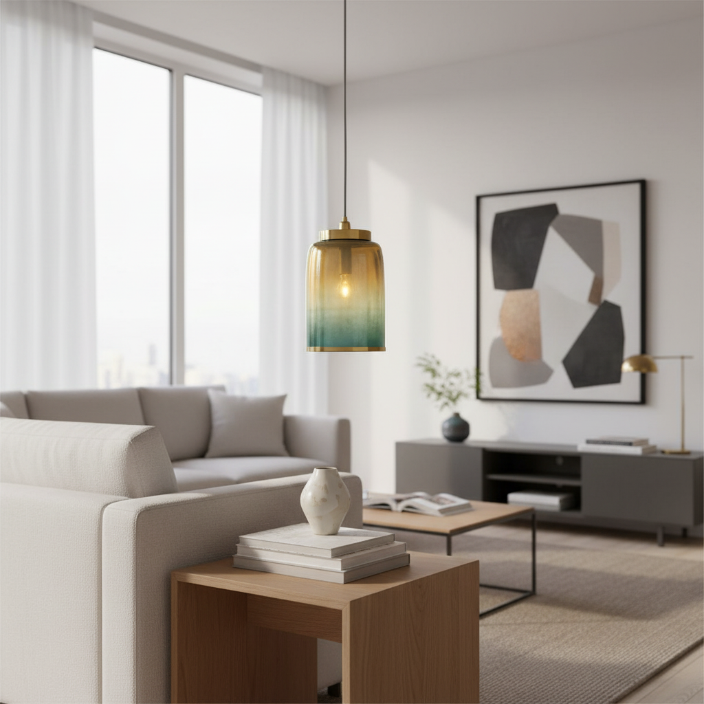 Helvo Schlanke Metall-Pendelleuchte Minimalistisches Design für Schlafzimmer & Flur