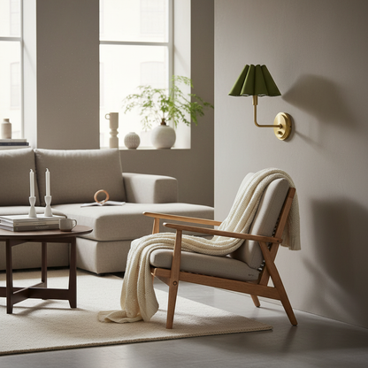 Capirise Muschelförmige Wandleuchte – Retro Elegantes Wandlicht für Schlafzimmer & Flur