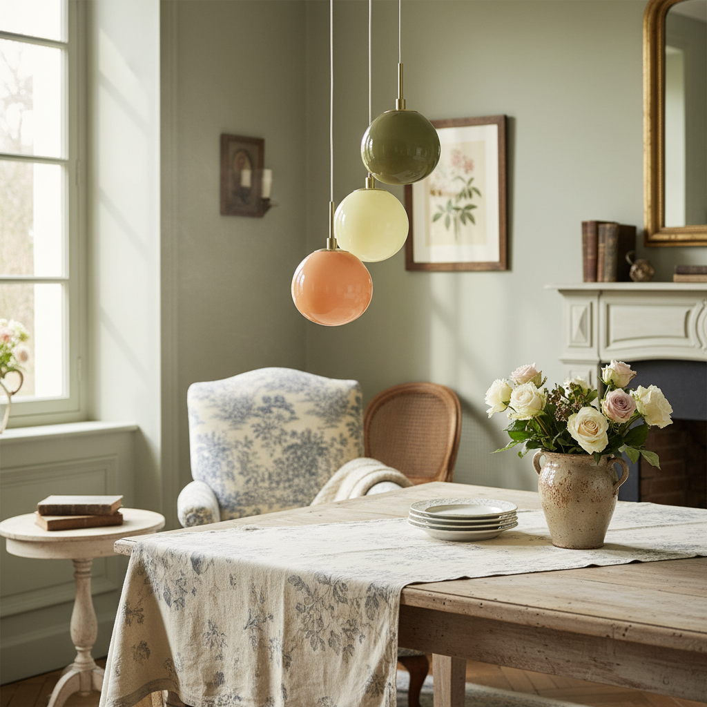 Cluster Opal Glass Pendant Lamp – Modern Minimalist Style – Ideal for Living Room or Bedroom