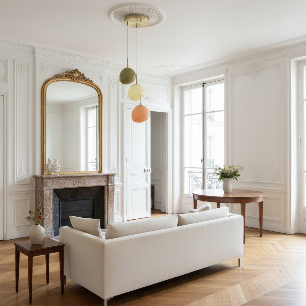 Cluster Opal Glass Pendant Lamp – Modern Minimalist Style – Ideal for Living Room or Bedroom