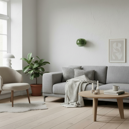 Clinco Mushroom-Inspired Designer Wall Light – Modern Artistic Wall Lamp – Bedroom or Lounge