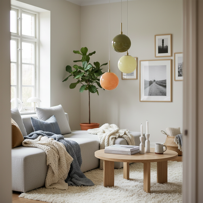 Cluster Opal Glass Pendant Lamp – Modern Minimalist Style – Ideal for Living Room or Bedroom