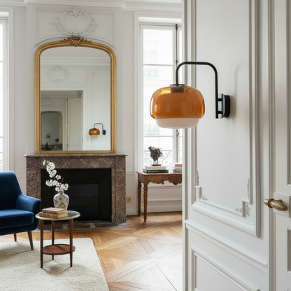 Clinco Mushroom-Inspired Designer Wall Light – Modern Artistic Wall Lamp – Bedroom or Lounge