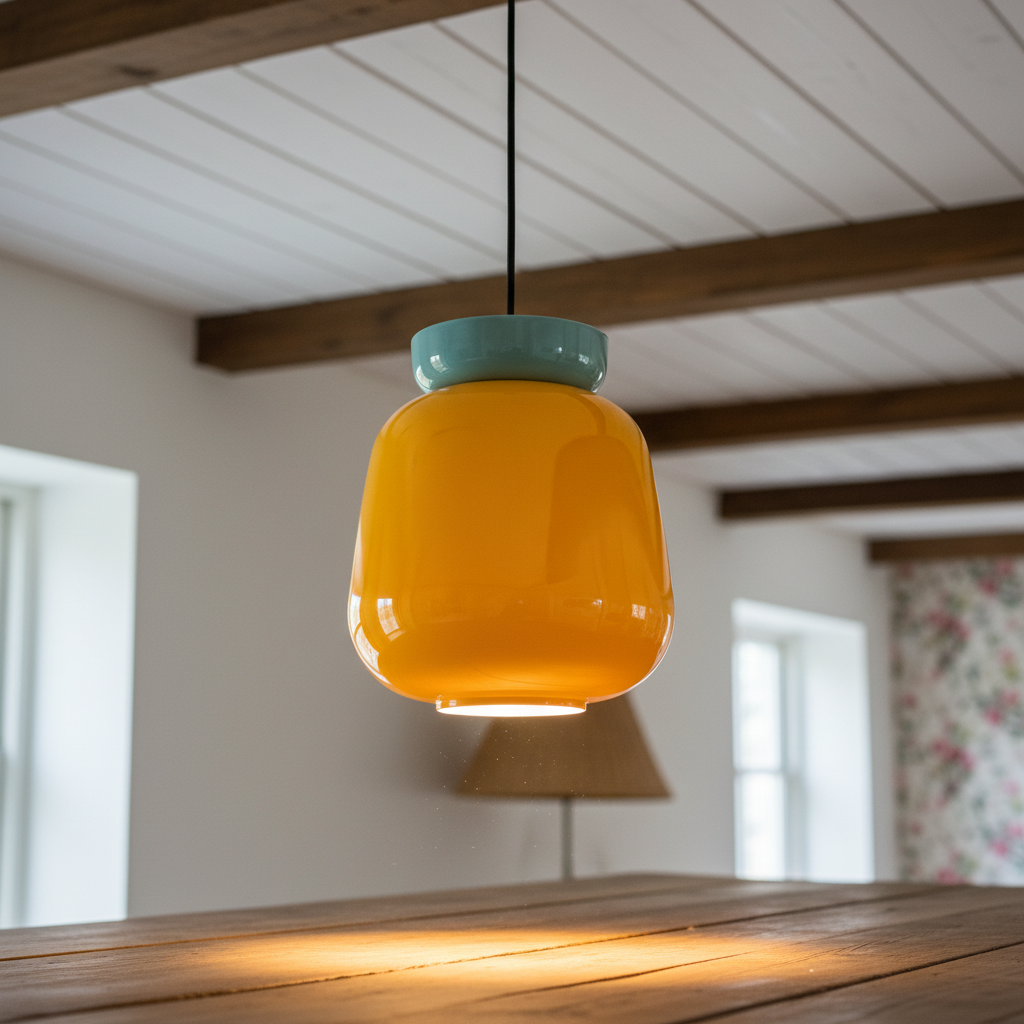 Fiesta Sculptural Bowl Pendant Lamp Nordic Style for Dining Table