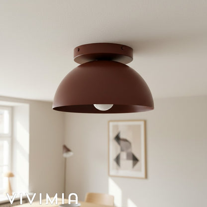 Metio Dome Minimalist Ceiling Light Modern Design for Bedrooms & Hallways