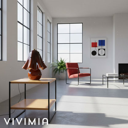 Bellina Elegant Glass Table Lamp – Sleek Design for Bedside or Desk