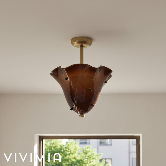 Bellina Sculptural Bloom Modern Ceiling Light – Perfect for Living Room & Bedroom