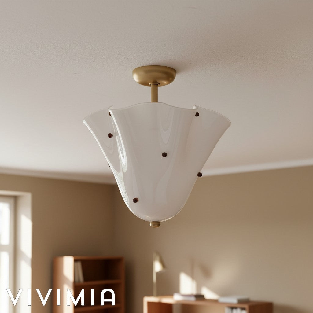 Bellina Sculptural Bloom Modern Ceiling Light – Perfect for Living Room & Bedroom