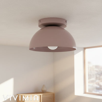 Metio Dome Minimalist Ceiling Light Modern Design for Bedrooms & Hallways