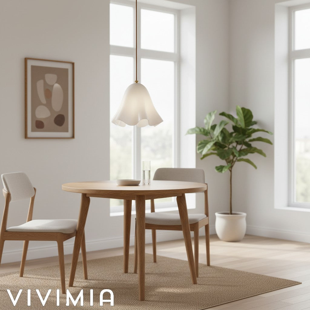 Bellina Sculptural Floral Pendant Light Contemporary Ceiling Fixture for Living Room