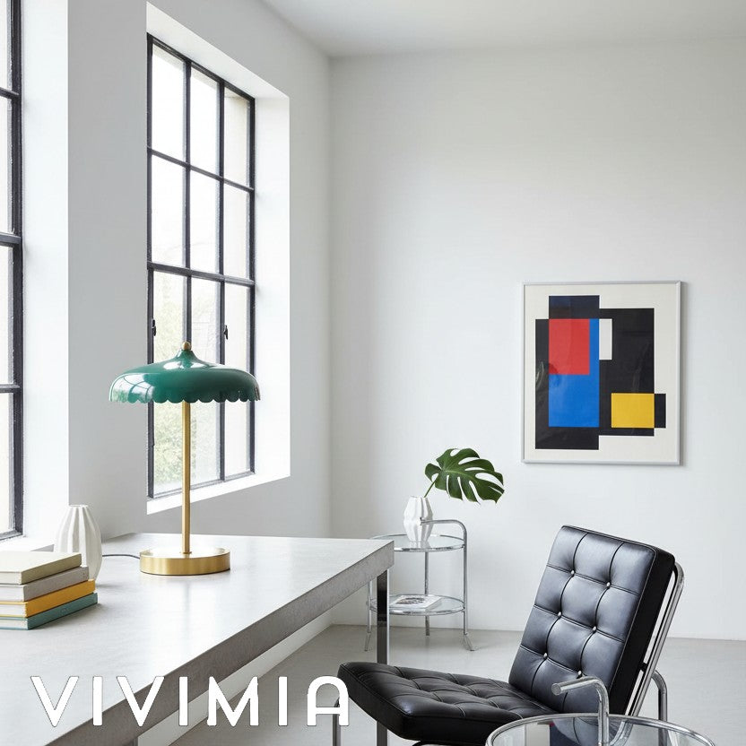 Rayla Vintage Modern Scallop Ceiling Light – Ambient Glow – Living Room & Bedroom