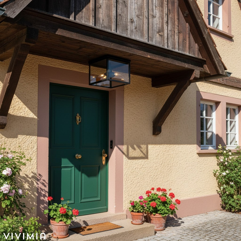 Ferrix Minimalistische Eisen-Flush Mount Deckenleuchte für Veranden und Flure