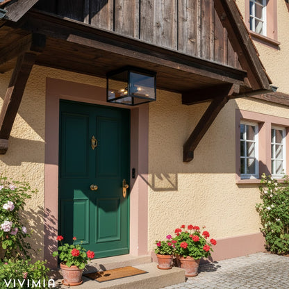 Ferrix Minimalistische Eisen-Flush Mount Deckenleuchte für Veranden und Flure