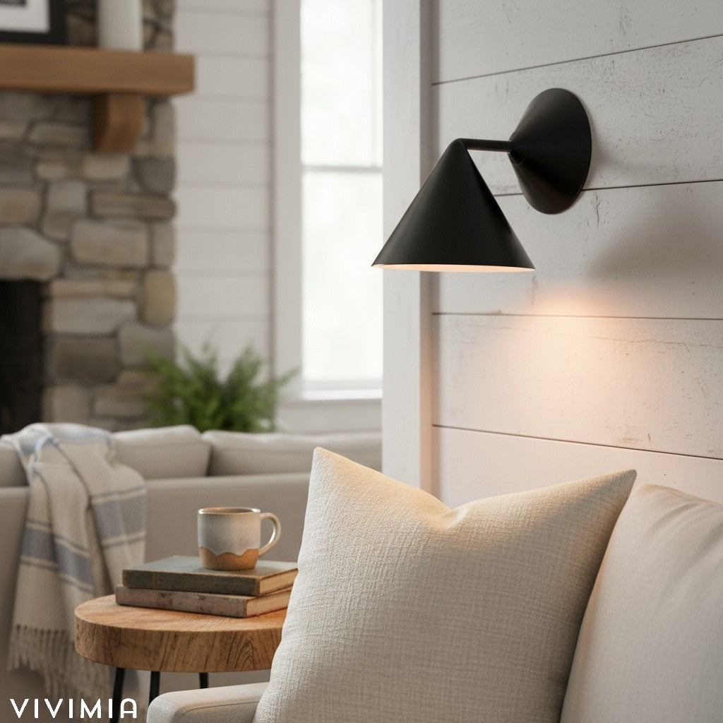 Brivana Wandleuchte – Moderne Metall-Wandlampe für Schlafzimmer & Flur