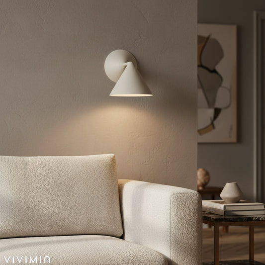 Brivana Wall Sconce Light – Modern Metal Wall Lamp for Bedroom & Hallway