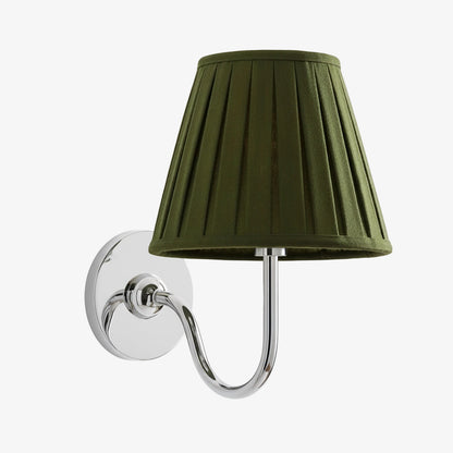 Luvora Decorative Pleated Shade Wall Lamp Vintage Modern Lighting for Corridor and Home Interiors