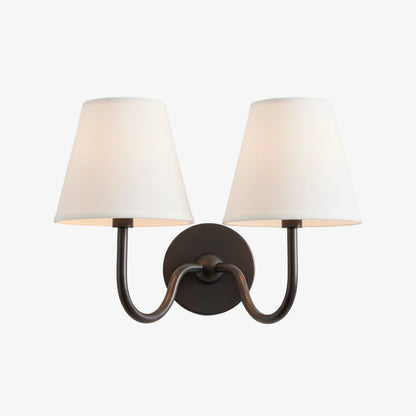 Luvora Decorative Pleated Shade Wall Lamp Vintage Modern Lighting for Corridor and Home Interiors