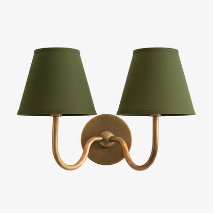 Luvora Decorative Pleated Shade Wall Lamp Vintage Modern Lighting for Corridor and Home Interiors