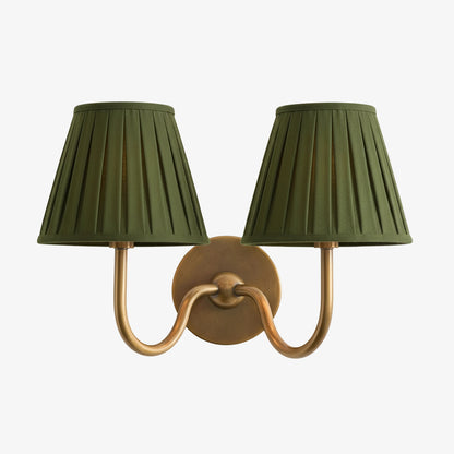 Luvora Decorative Pleated Shade Wall Lamp Vintage Modern Lighting for Corridor and Home Interiors