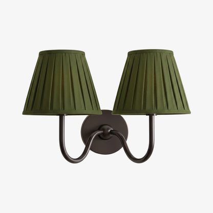 Luvora Decorative Pleated Shade Wall Lamp Vintage Modern Lighting for Corridor and Home Interiors