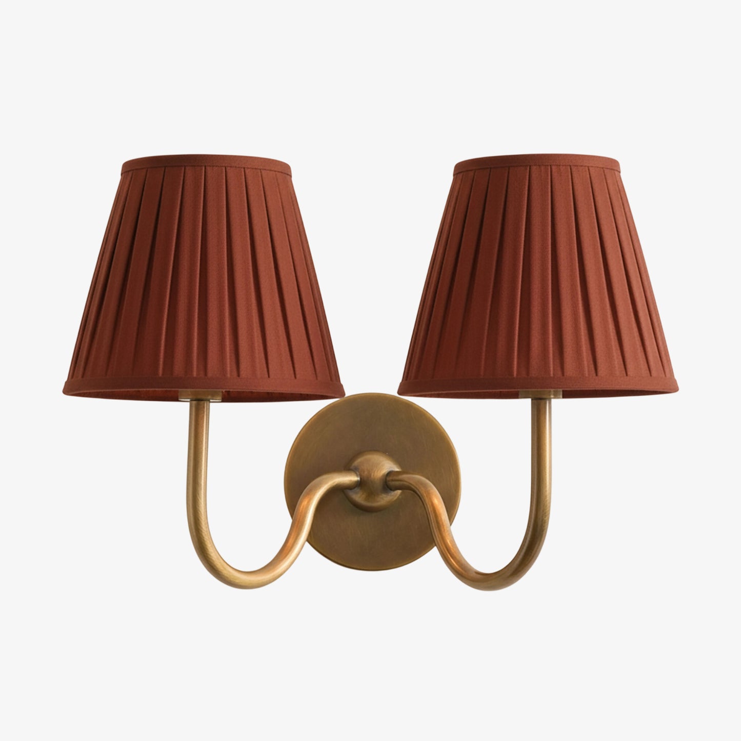 Luvora Decorative Pleated Shade Wall Lamp Vintage Modern Lighting for Corridor and Home Interiors