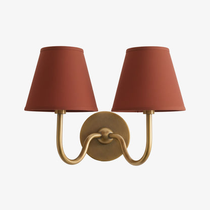 Luvora Decorative Pleated Shade Wall Lamp Vintage Modern Lighting for Corridor and Home Interiors