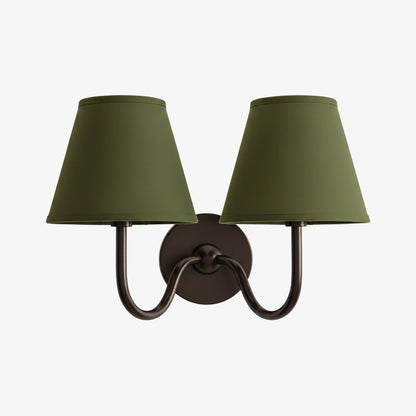 Luvora Decorative Pleated Shade Wall Lamp Vintage Modern Lighting for Corridor and Home Interiors