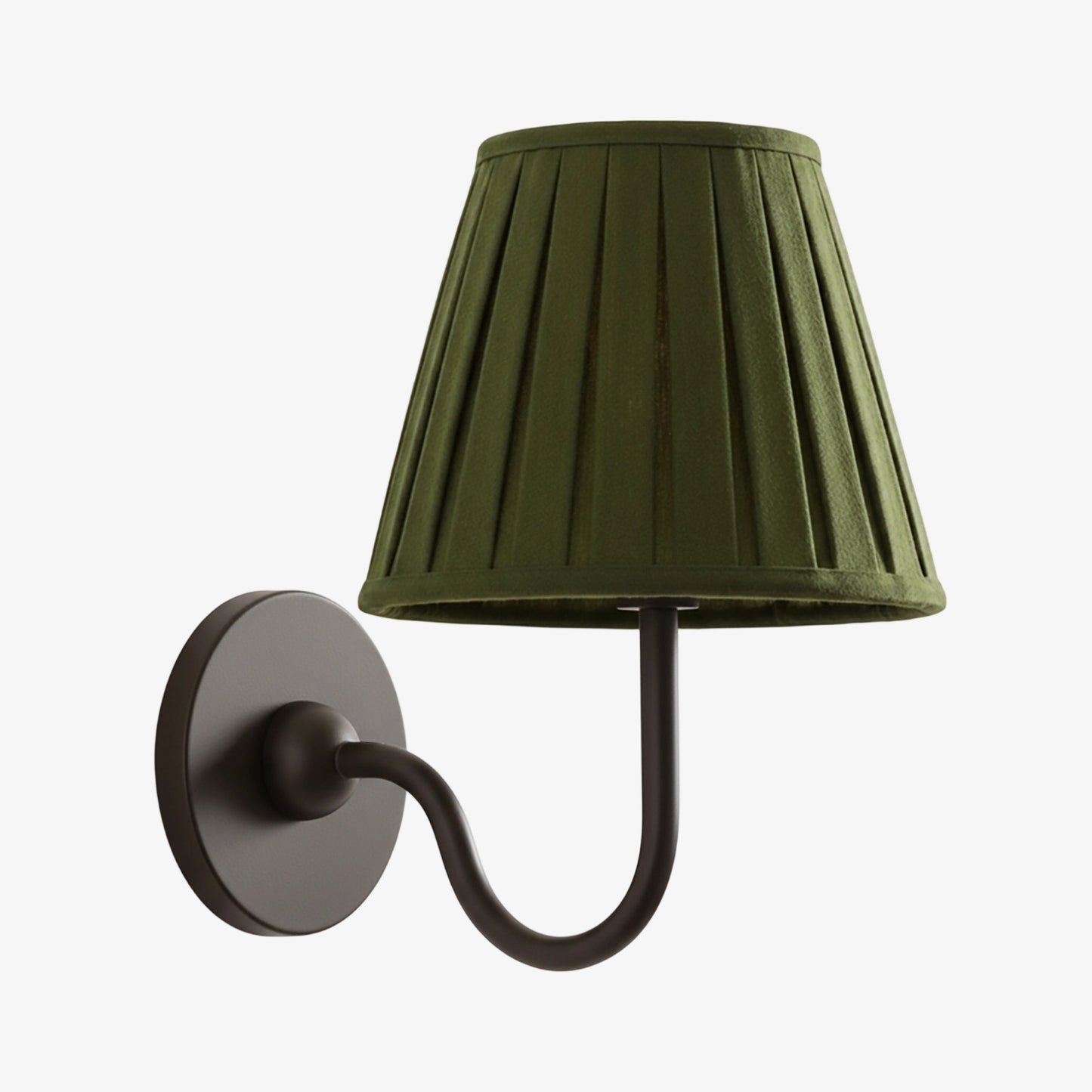 Luvora Decorative Pleated Shade Wall Lamp Vintage Modern Lighting for Corridor and Home Interiors