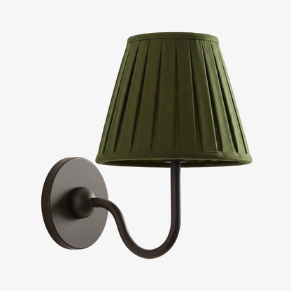 Luvora Decorative Pleated Shade Wall Lamp Vintage Modern Lighting for Corridor and Home Interiors