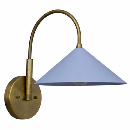 Curva Metall-Wandleuchte im Vintage-Stil – eleganter kegelförmiger Lampenschirm für Schlafzimmer