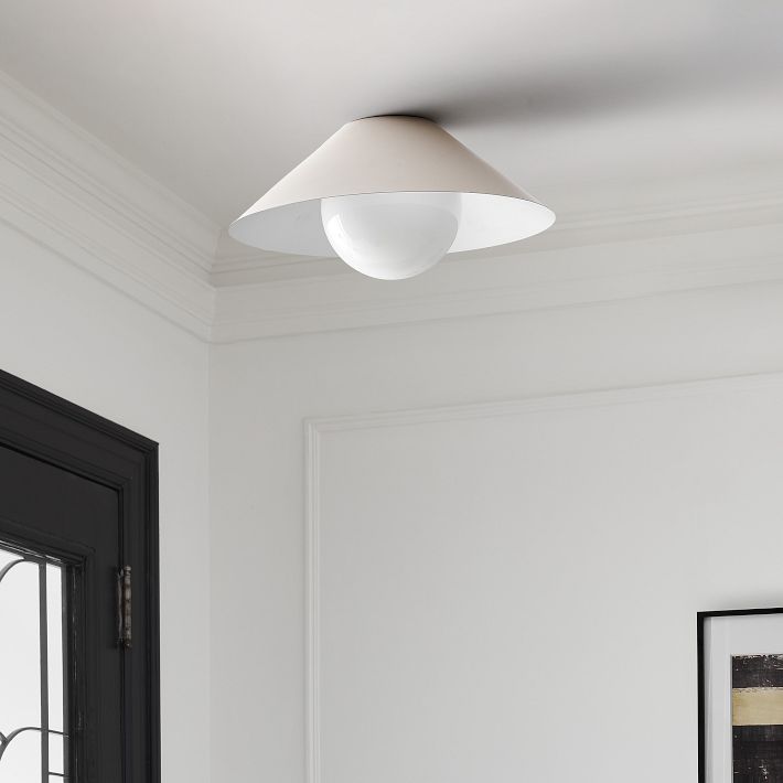 Brivana Semi-Flush Ceiling Light – Minimalist Design for Bedrooms & Living Rooms