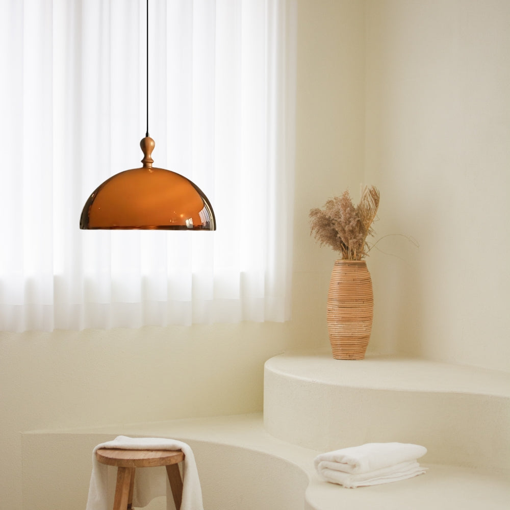 Elegante Vintage Bauhaus Kuppel Pendelleuchte für Schlafzimmer