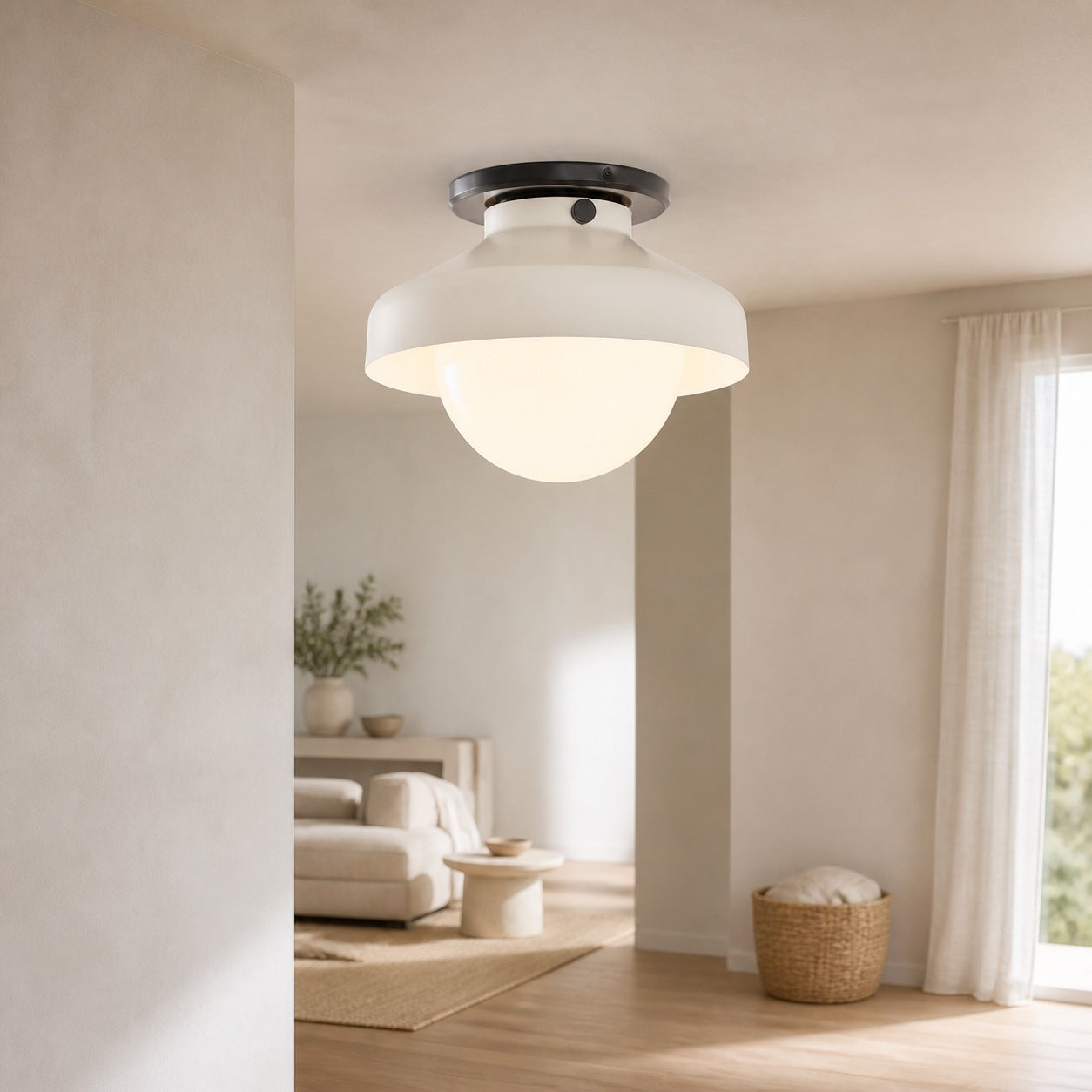 Hanton Moderne Deckenleuchte zur bündigen Montage – Minimalistische Metallleuchte für Zuhause
