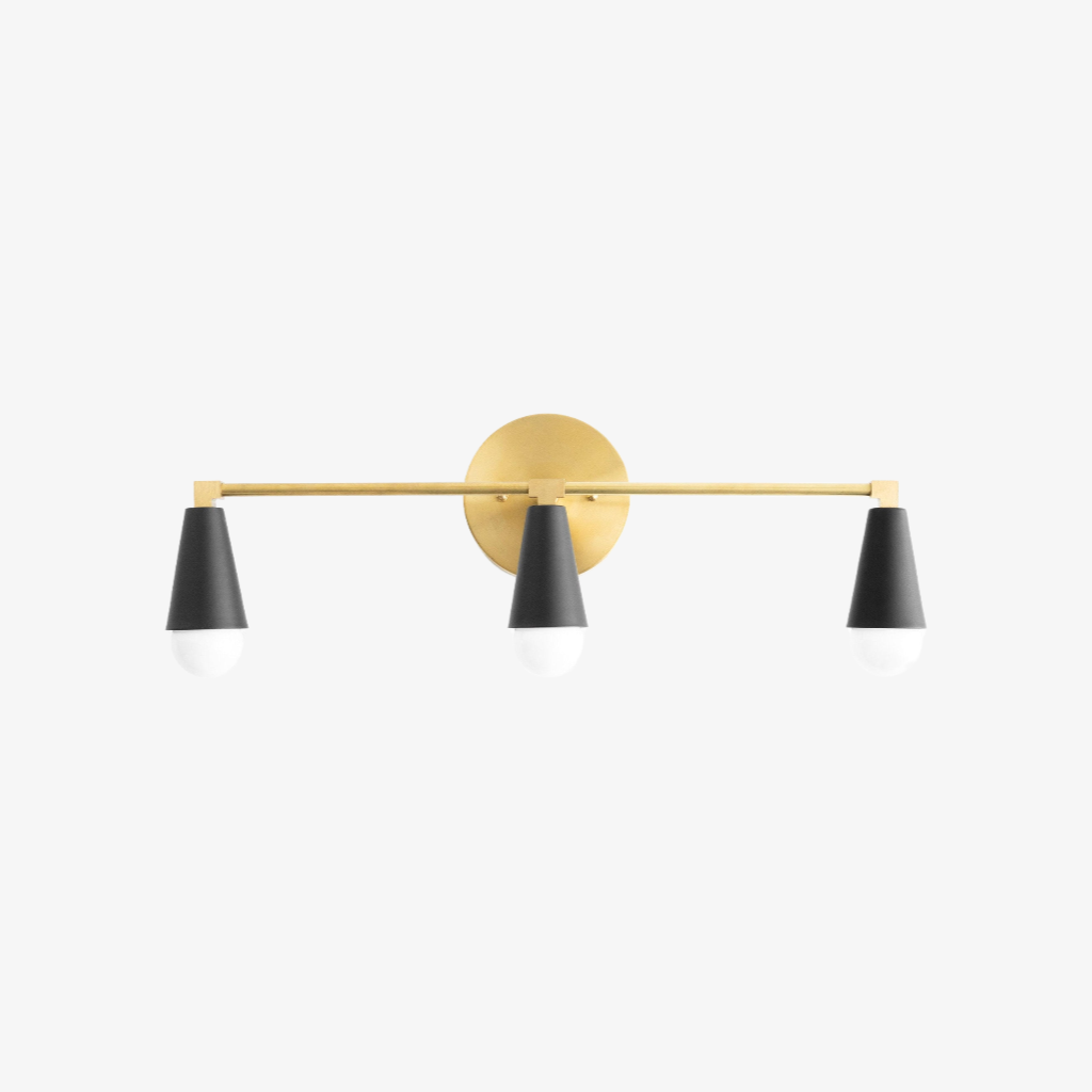 Pyralis Cone 3 Light Vanity Light - Modern Sconce