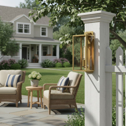 Klassische Beckman Vintage Wandleuchte - Lineares Design aus Stahl und Glas