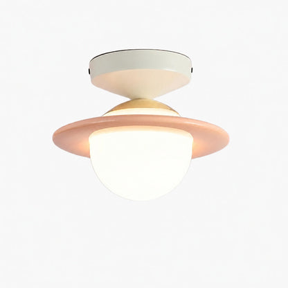 Olevira Modern Minimalist Colorful Ceiling Light - Mount for Bedroom or Living Room